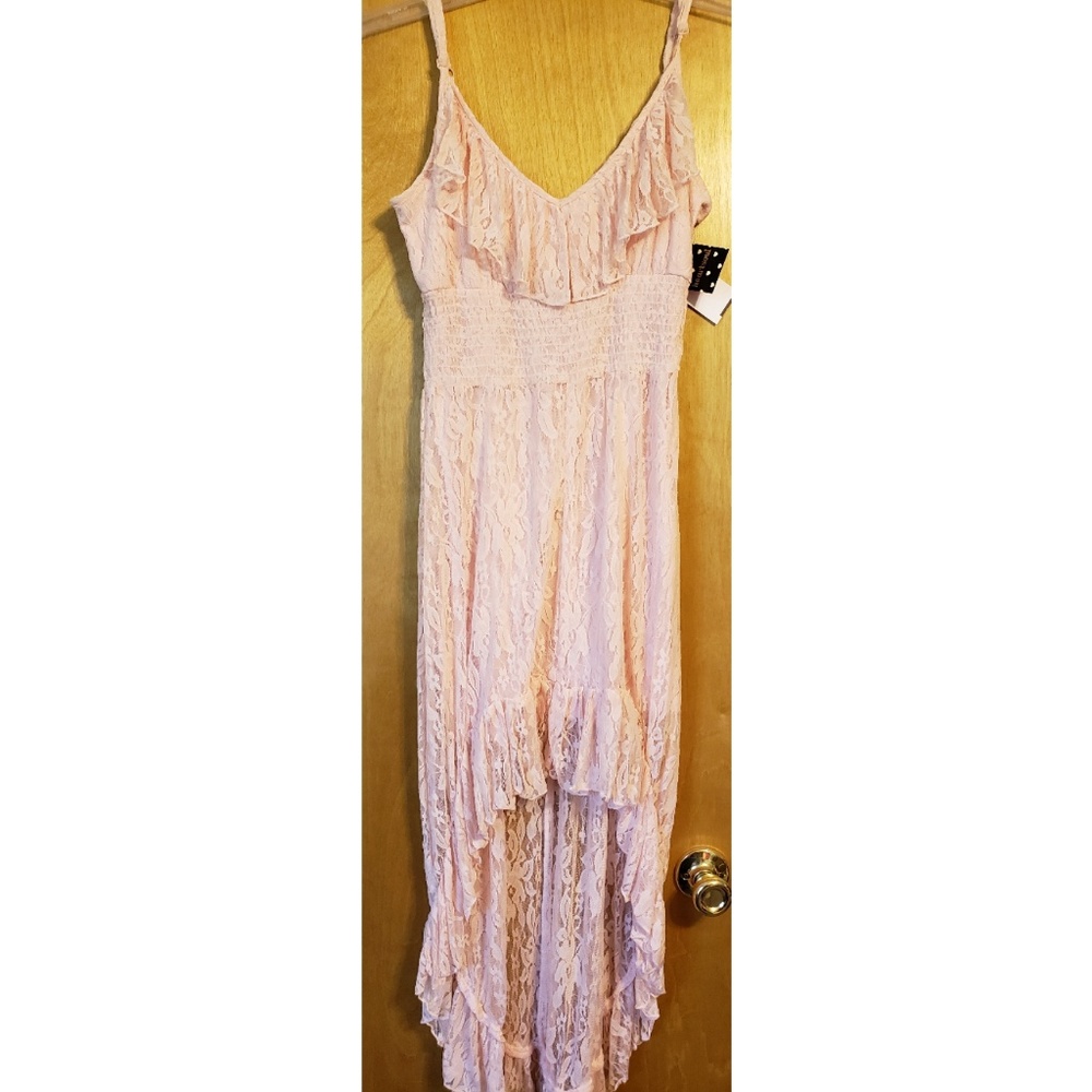 🌼JUST IN🌼 Pink Lace High Low Dress - NWT 🌼S